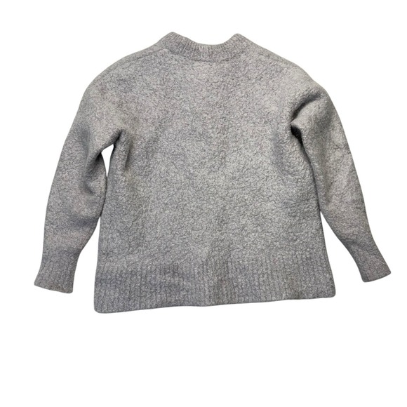 Jenni Kayne Womens Sweater XS Gray Crew Neck Alpaca Merino Wool - Picture 8 of 10